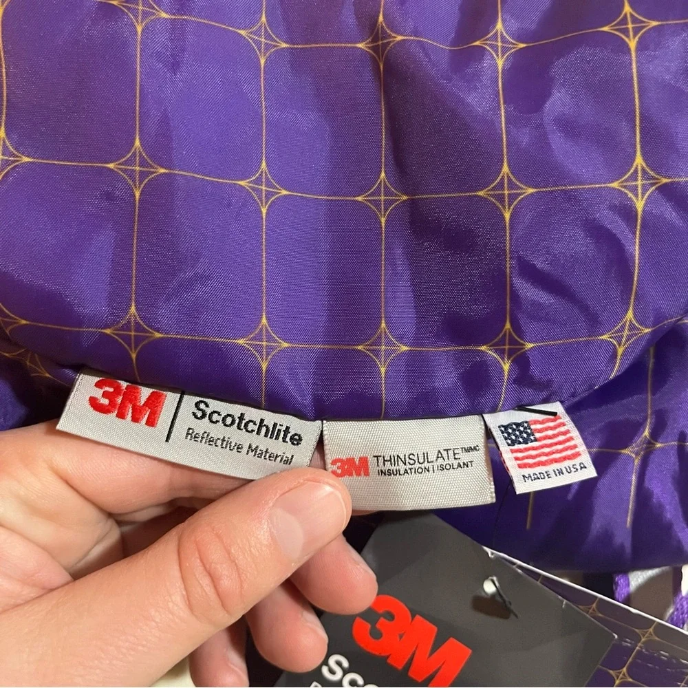 3M Minnesota Vikings SKOL Handwarmer with Purple Faux Fur Inner